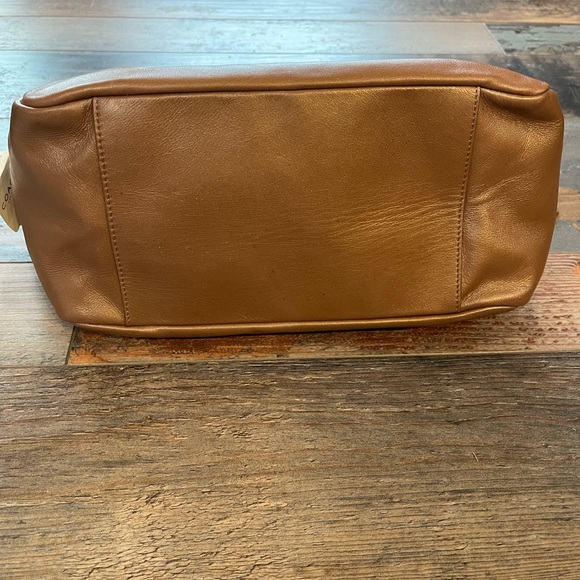 NWT Vintage Coach Parker Pleated Leather Handbag - Picture 6 of 12